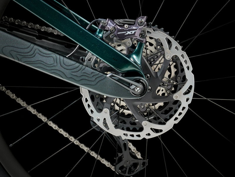 Trek Slash 9.8 XT Gen 6 Full Suspension Mountain Bike 2024 in Daintree Green-9